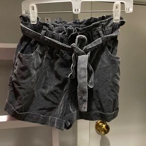 Grey High wasted shorts size small
